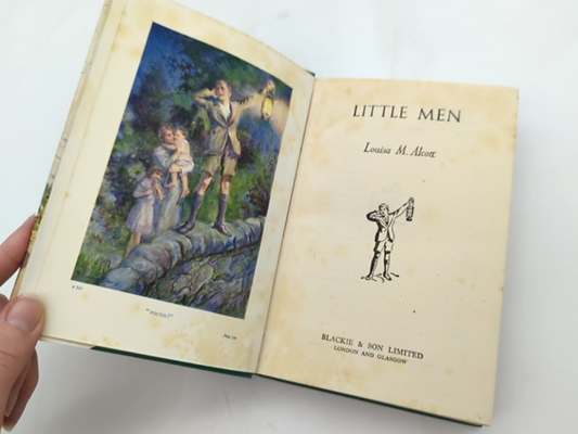 Little Men Louisa M Alcott Hardcover Children's Literature by Louisa M Alcott
