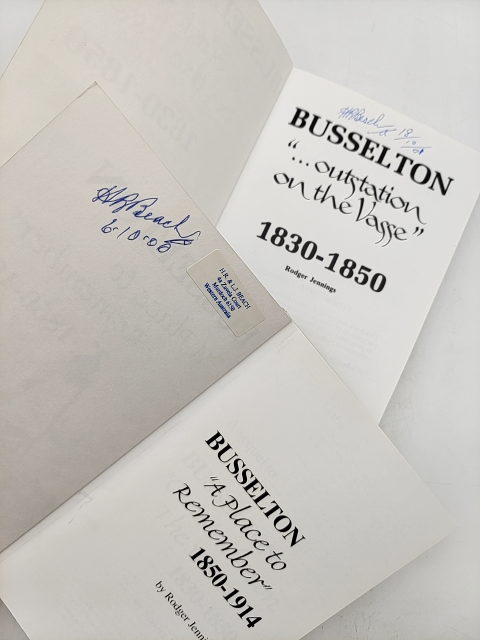 Busselton History Books: Outage on the Vasse 1830-1850 A Place to Remember 1914 by Rodger Jennings