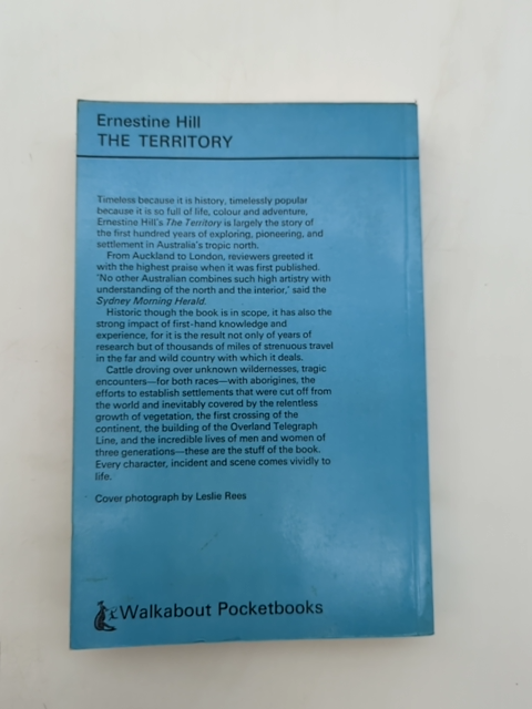 The Territory by Ernestine Hill (Paperback, 1970) NT Northern Australian History by Ernestine Hill
