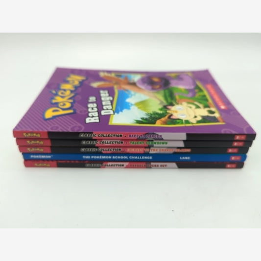 5x Pokemon Book Bundle: School Challenge, Talent Showdown, Psyduck… by Tracey West — photo 2