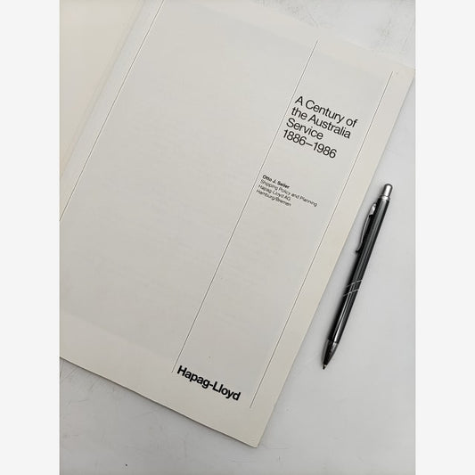 A Century of the Australia Service 1886-1986 by Otto J Seiler, Shipping History by Otto J Seiler — photo 2