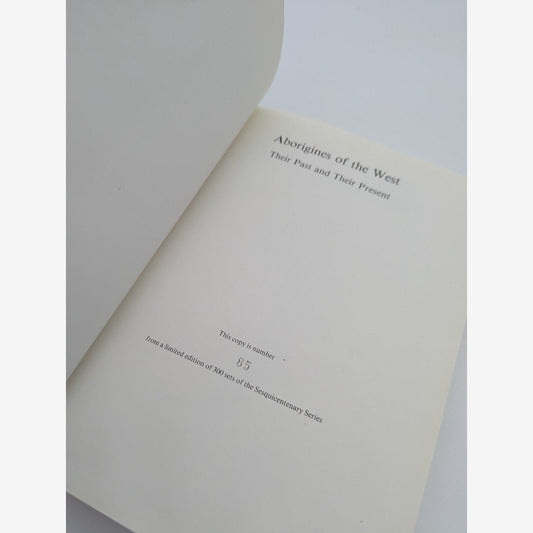 Aborigines Of The West: Their Past And Their Present (sesquicentenary Celebratio by Catherine H. Berndt — photo 2