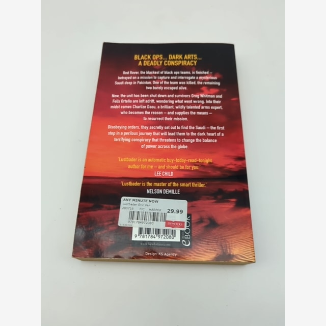 Any Minute Now by Eric Van Lustbader (Paperback) Thriller, Suspense by Eric Van Lustbader — photo 6