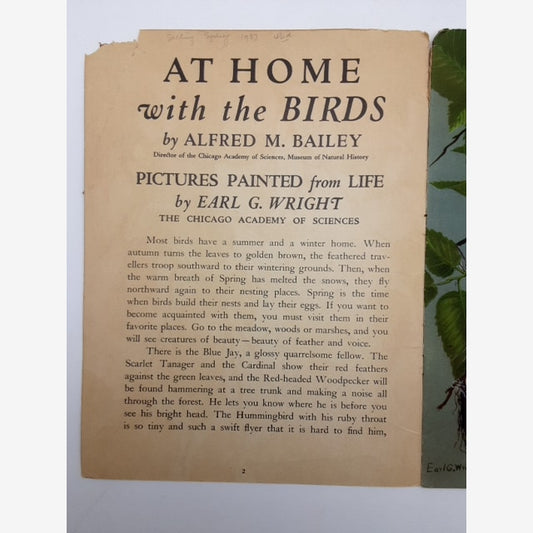 At Home With the Birds: A Book on Nesting Habits by Alfred M Bailey, Ornithology — photo 2