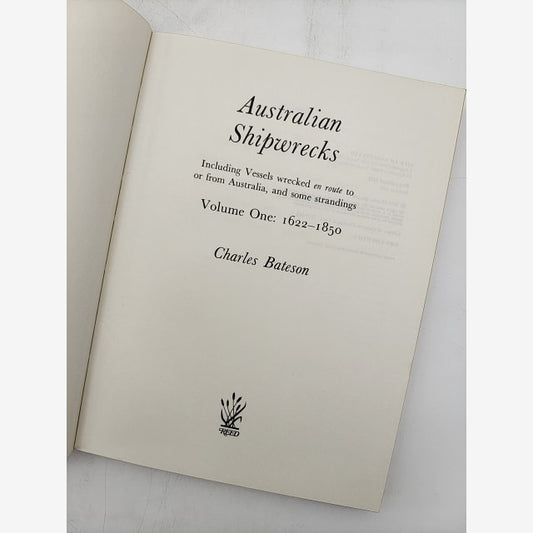 Australian Shipwrecks by Charles Bateson (Paperback, 1972) Maritime History by Charles Bateson — photo 2