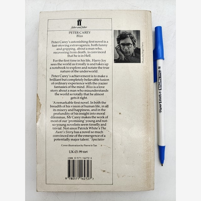 Bliss by Peter Carey (Paperback, 1981) Miles Franklin Award Winner! by Peter Carey — photo 6