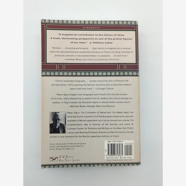 Freud Life For Our Time by Peter Gay (Paperback, 1998) 1st Edition Biography by Peter Gay — photo 6