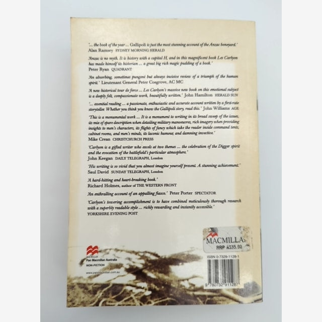 Gallipoli by Les Carlyon (Trade Paperback, 2002) 1st Edition World War I by Les Carlyon — photo 6