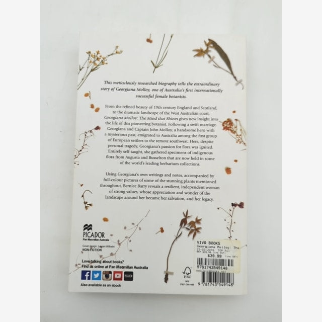 Georgiana Molloy The Mind That Shines by Bernice Barry, History, Signed by Bernice Barry — photo 6
