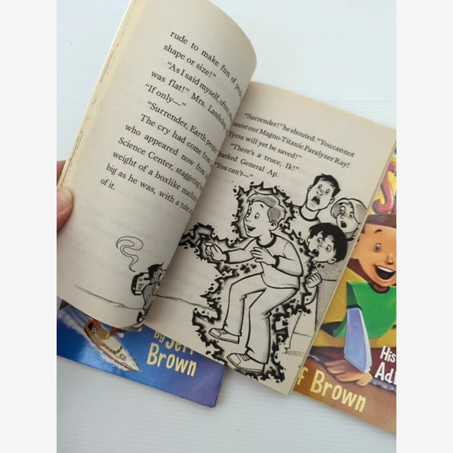 Jeff Brown 3x Bundle Flat Stanley; Stanley, Flat Again!; Stanley in Space by Jeff Brown — photo 6