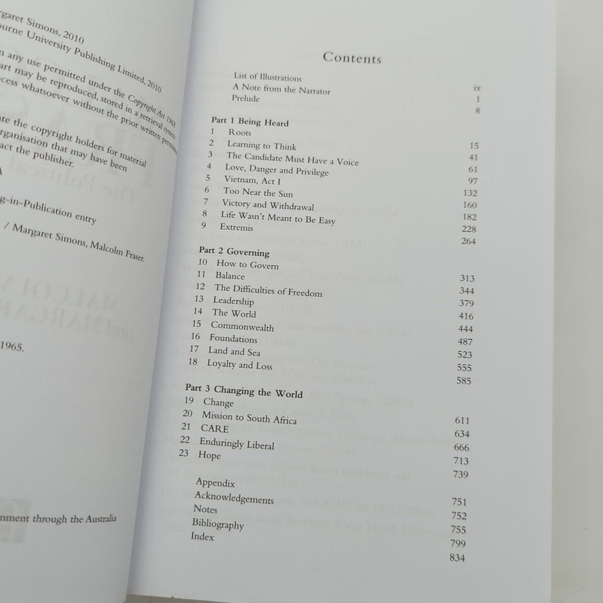 Malcolm Fraser: The Political Memoirs by Malcolm Fraser (Hardcover, 2010) 1st Ed by Malcolm Fraser — photo 8