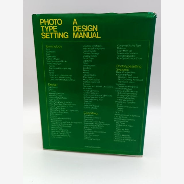 Phototypesetting: A design manual by James Craig (Hardcover, 1978) 0273012800 by James Craig — photo 6