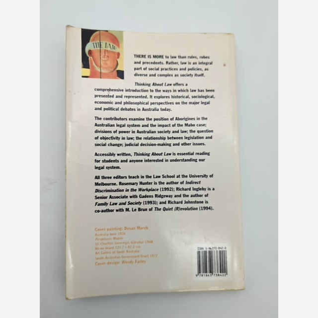 Thinking About Law: Perspectives On The History, Philosophy And Sociology Of Law by Richard Ingleby, Richard Johnstone, Rosemary Hunter — photo 6