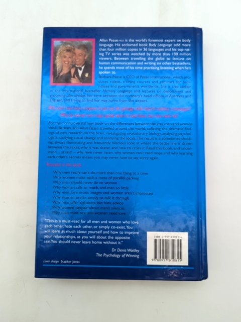 Why Men Don't Listen Women Can't Read Maps by Allan & Barbara Pease SIGNED — photo 6