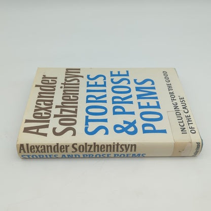 Stories & Prose Poems by Aelxander Solzhenitsyn (Hardcover, 1971) 1st Edition by Aelxander Solzhenitsyn