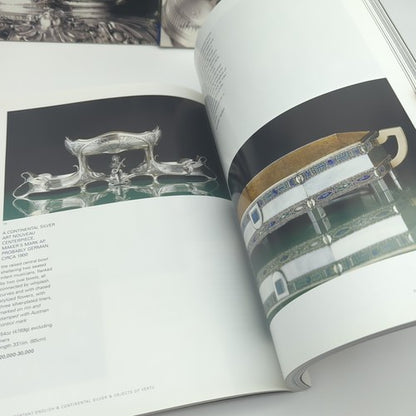 3x Sotheby's Auction Catalogues English Continental Silver, Russian Works of Art