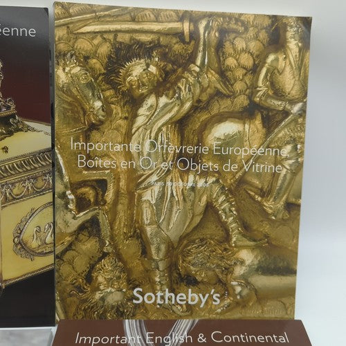 4x Sotheby's Auction Catalogues English Continental Silver,Objects Vertu 2008-09