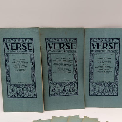 Verse - Issues 1929-1933 Nos. 1-24 Complete Rare & Scare Melbourne Australiana by Percival Serle