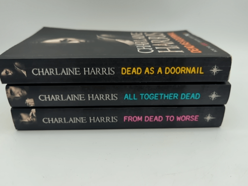 3x Dead Series by Charlaine Harris (Paperback) As An Doornail All Together Dead… by Charlaine Harris