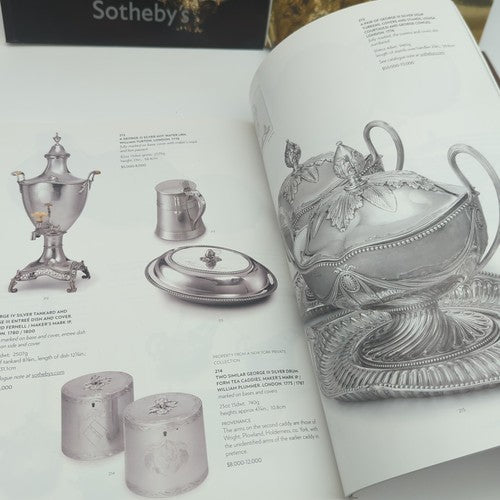 4x Sotheby's Auction Catalogues English Continental Silver,Objects Vertu 2008-09