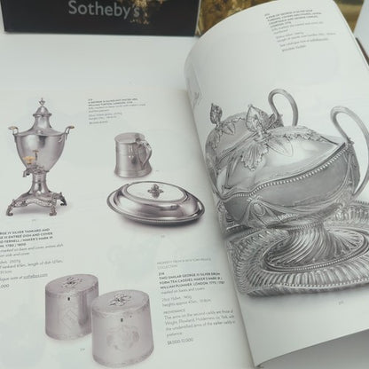 4x Sotheby's Auction Catalogues English Continental Silver,Objects Vertu 2008-09