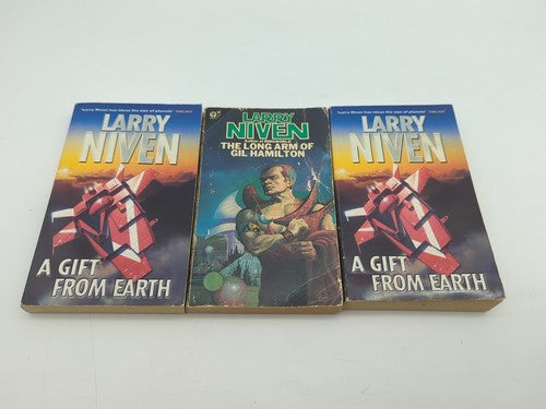 3x Larry Niven Tales of Known Space Series, A Gift From Earth, The Long Arm of.. by Larry Niven