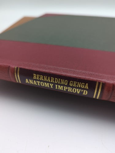 RARE Medicina Rara Book by Bernardino Genga, Anatomy Human Body Skeleton, Folio by Bernardino Genga
