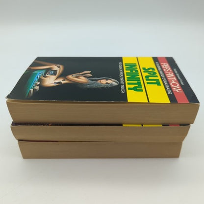 3x Piers Anthony Spilt Infinity Trilogy Science Fiction Bundle, Vintage Sci-Fi by Piers Anthony