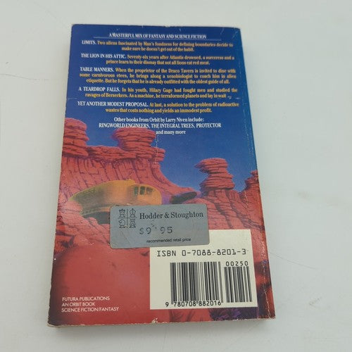 2x Larry Niven Science Fiction Bundle, Limits The Flight of the Horse, Sci-Fi by Larry Niven