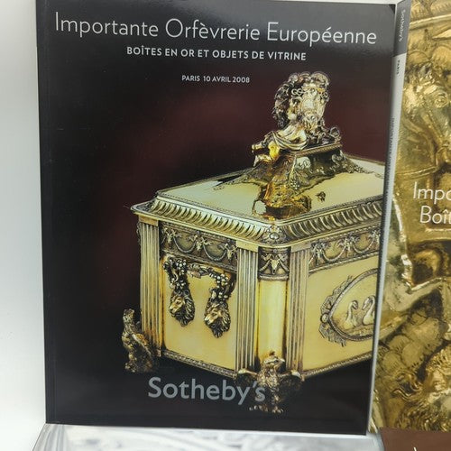 4x Sotheby's Auction Catalogues English Continental Silver,Objects Vertu 2008-09