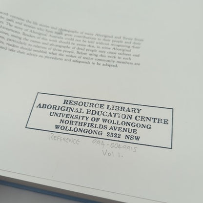 The Encyclopedia of Aboriginal Australia 2 Vols & CD Slip case 1994 David Horton by David Horton
