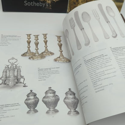 4x Sotheby's Auction Catalogues English Continental Silver,Objects Vertu 2008-09