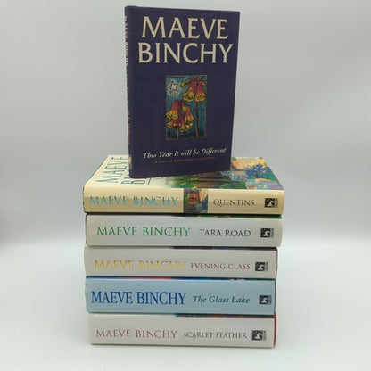6 Maeve Binchy Hardcover Books Womens Fiction Novels Quentins Tara Road SIGNED by Maeve Binchy