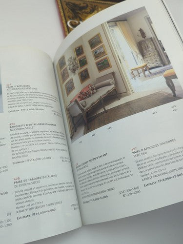 4x Christie's Auction Catalogues Monaco/Paris Furniture Goldware & Objects Art