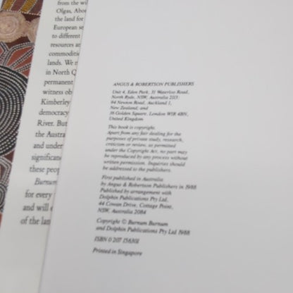 Burnum Burnum's Aboriginal Australia: A traveller's guide, Hardcover Aboriginal by Burnum Burnum