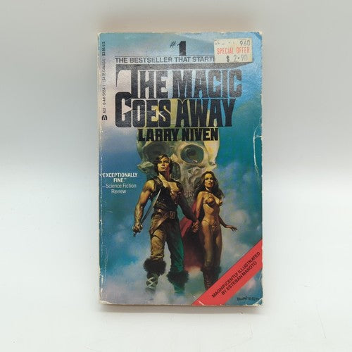 The Magic Goes Away by Larry Niven, Vintage ACE Sci-Fi Series (Book 3) 1979 by Larry Niven