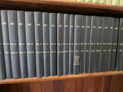 The Emu: Royal Australasian Ornithologists' Union, 1913-1994, Rare Bird Books by Royal Australasian Ornithologists' Union