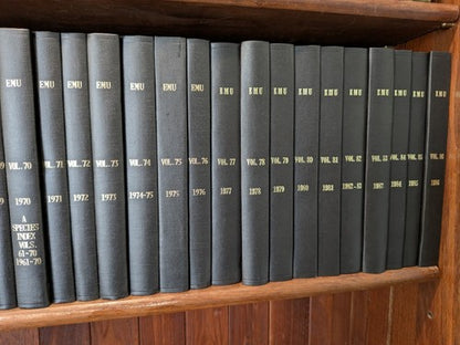 The Emu: Royal Australasian Ornithologists' Union, 1913-1994, Rare Bird Books by Royal Australasian Ornithologists' Union