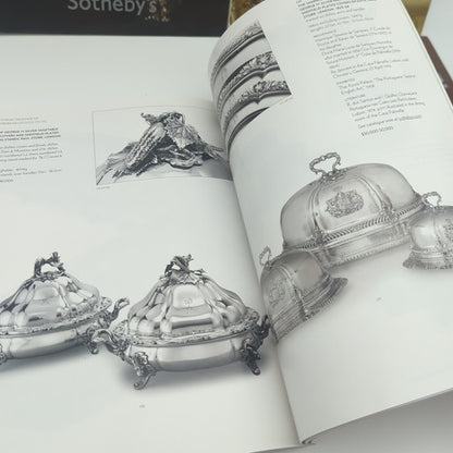 4x Sotheby's Auction Catalogues English Continental Silver,Objects Vertu 2008-09