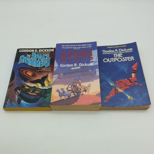 3x Gordon R Dickson Science Fiction Bundle, Vintage Sci-Fi Pulpfiction Outposter by Gordon R. Dickson