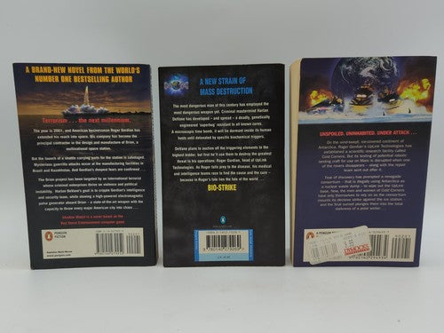 3x Tom Clancy Thriller Paperback Bundle Powerplays Shadow Watch, Bio-Strike... by Tom Clancy