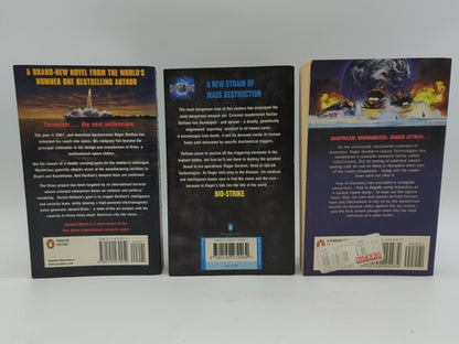 3x Tom Clancy Thriller Paperback Bundle Powerplays Shadow Watch, Bio-Strike... by Tom Clancy