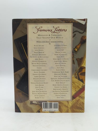 Famous Letters: Messages & Thoughts That Shaped Our World by Frank McLynn by Frank Mclynn
