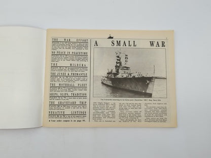 A Small War Covettes: The 39 Through Fremantle - WWII Pictorial remembrance 1984 by Unknown Author
