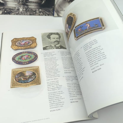 3x Sotheby's Auction Catalogues English Continental Silver, Russian Works of Art