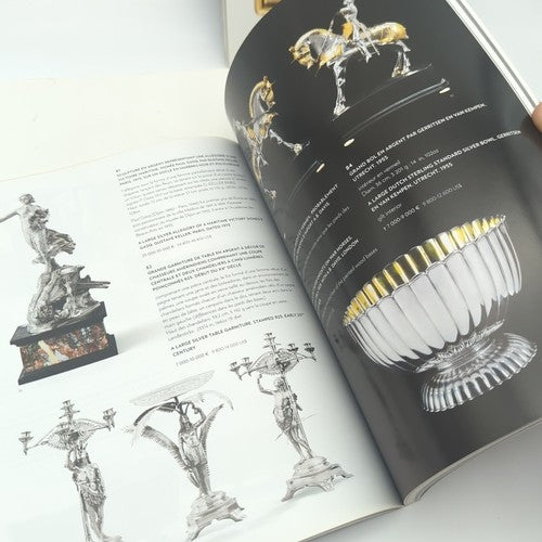 4x Sotheby's Auction Catalogues PARIS Importante Orfèvrerie Européenne 2009-2010