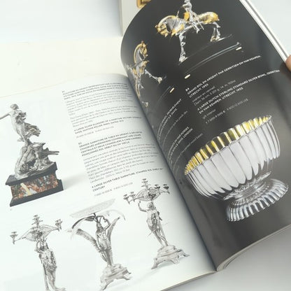 4x Sotheby's Auction Catalogues PARIS Importante Orfèvrerie Européenne 2009-2010