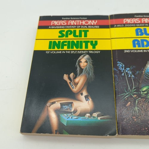 3x Piers Anthony Spilt Infinity Trilogy Science Fiction Bundle, Vintage Sci-Fi by Piers Anthony