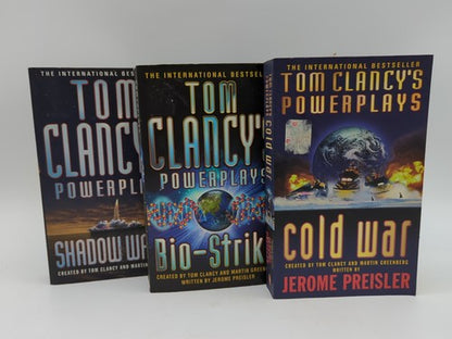 3x Tom Clancy Thriller Paperback Bundle Powerplays Shadow Watch, Bio-Strike... by Tom Clancy