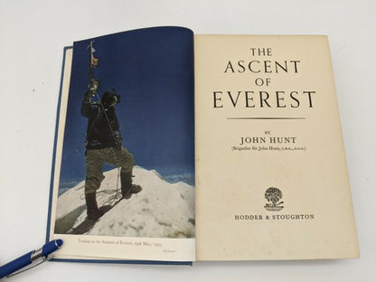 Mount Everest, Edmund Hillary, Tenzing Norgay, Mountaineering, Old Book Lot